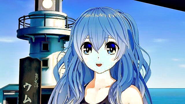 Sensual Japanese cosplay video featuring Yoshino and Itsuka Shidou in Date A Live, with explicit scenes and real ahegao reactions.