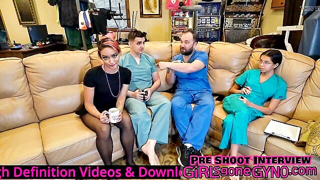 Channy Crossfire - channy crossfires humiliating immigration physical at fake hospital in canada GirlsGoneGyno