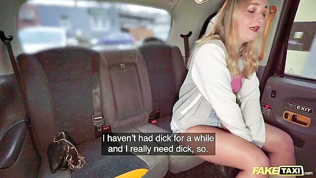 Big D - nipple play and deepthroat in a fake taxi cab with a big cock Fake Taxi