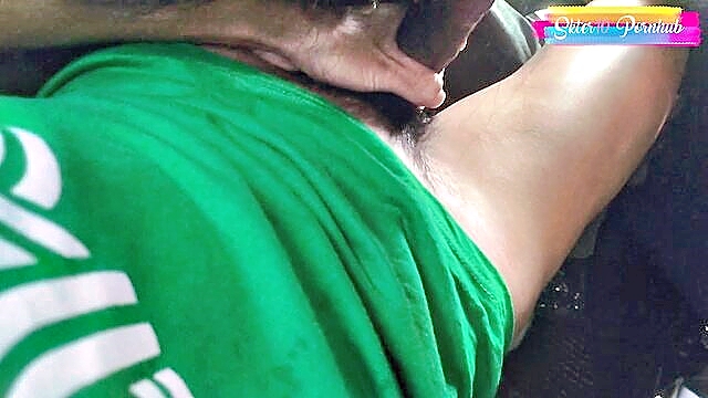 butt, asian, car blowjob - thai teens wild ride with unexpected car blowjob