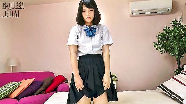 hpjav, girl, wet pussy - japanese girl pleasuring herself with toys and wet pussy