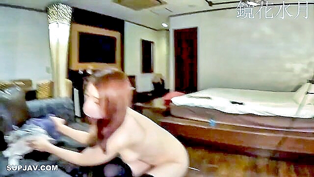 big tits, creampie, japanese - japanese beauty gets her fill in wild cowgirl ride