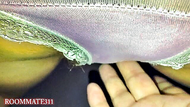 cumshot, asian, cumshot compilation - young asian step sister gets fucked and cumshot on pink panties