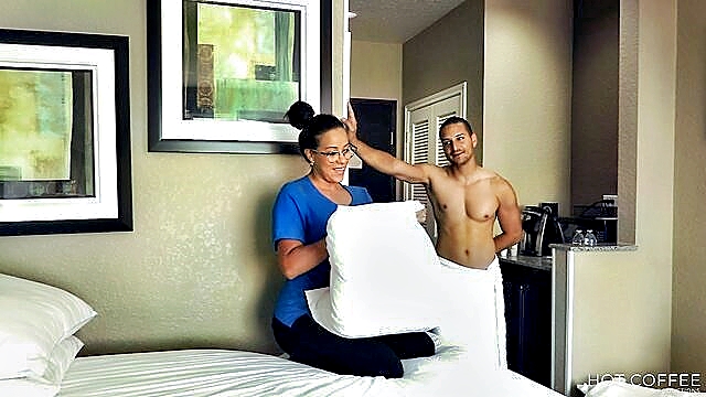 Jolla PR - hotel maid seduced by guest in room service encounter   squirt orgasm