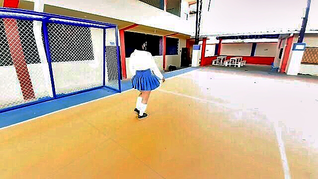 colegiala colombiana, butt, colegialas caseros - real home sex video with big ass latina