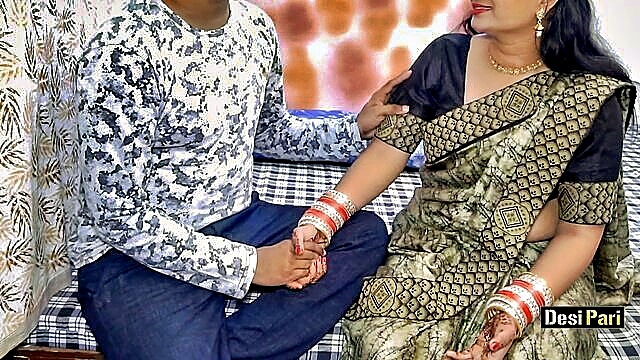 Indian step sister flaunts her big boobs and ass in a hot Rakhi celebration with her brother, creating a steamy desi pari chudai.