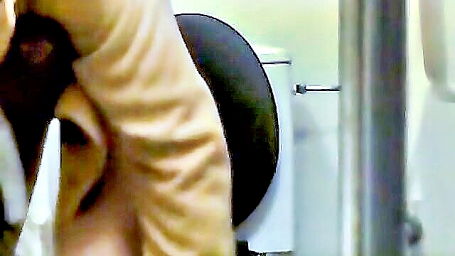 toilet camera captures a womans intimate bathroom activities : kamron_steuber
