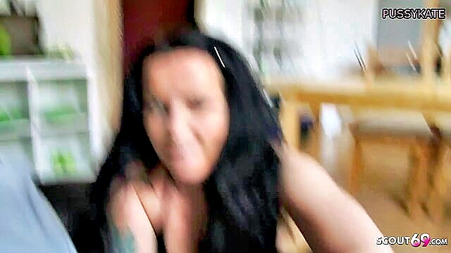 Katie Pears - german stepmother and sons taboo kitchen encounter in full hd