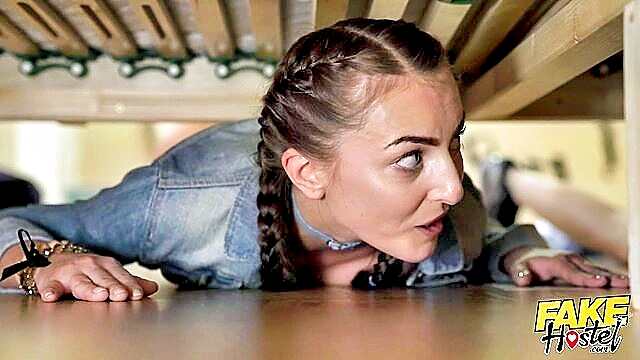 Cherry Kiss, Katy Rose - fake hotel triggers wild threesome with stuck girls oct 21st 2022 www xxx videos Fake Hostel