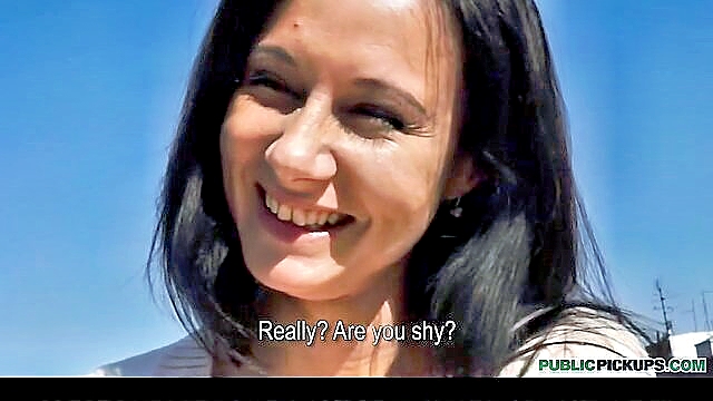 Sally Walker - sexy xxx outdoor bare tits brunette blowjob Mofos