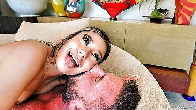 Petite cam girl XXX VDO teases with small tits and striptease, leading to intense sex with big dick. HD 1080p video.