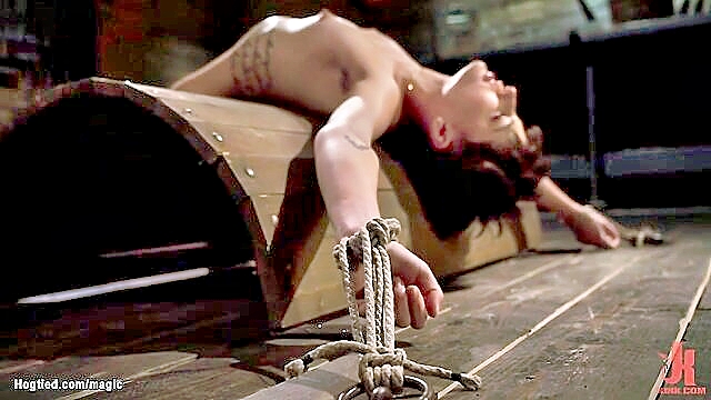 The Pope, Kristen Scott - kristen scott a stunning brunette is bound and arched in this hd video parapkrtic