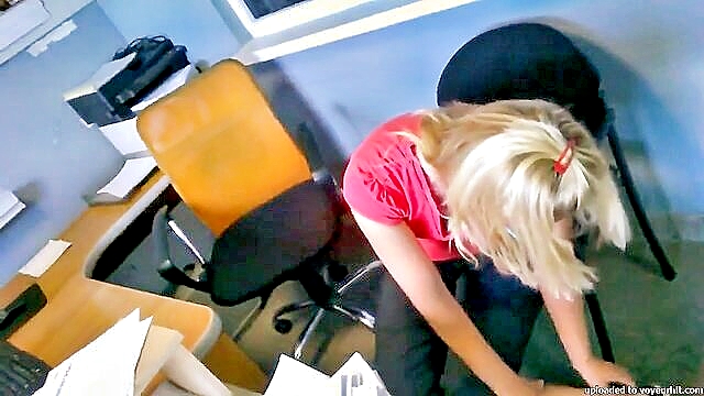 hungarian co worker reveals her assets in teasing video : schroeder_alvis