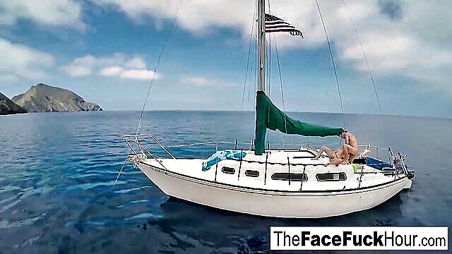 wild boat ride leads to intense face fucking : jazlyn_pagac