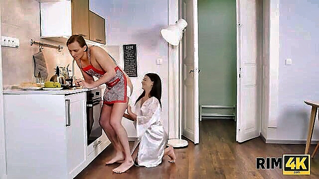 Desire - married couples intense kitchen passion leads to rimjob and facial domenick_heaney