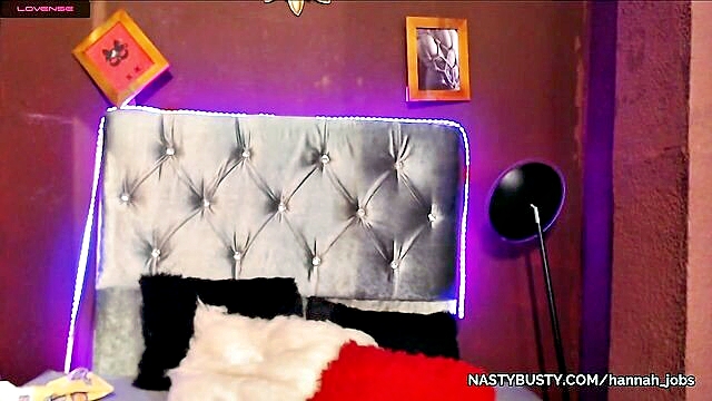 Naughty Hannah - brunette teen in red lingerie shows off her twerking skills We