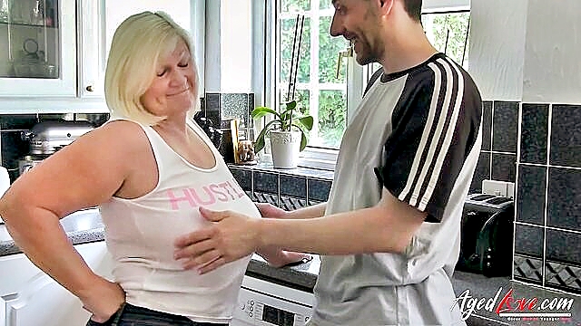 Lacey Starr - busty blonde cougar in steamy action   sex videos Aged Love
