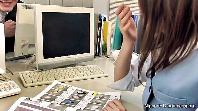 japanese beauty enjoys wild office sex with hairy playtime : Nippon Hd