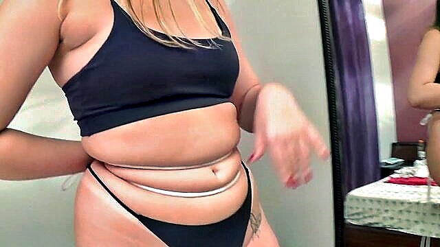 bbw, big ass, weight gain - curvy cutie indulges in a steamy xxx session gaining weight