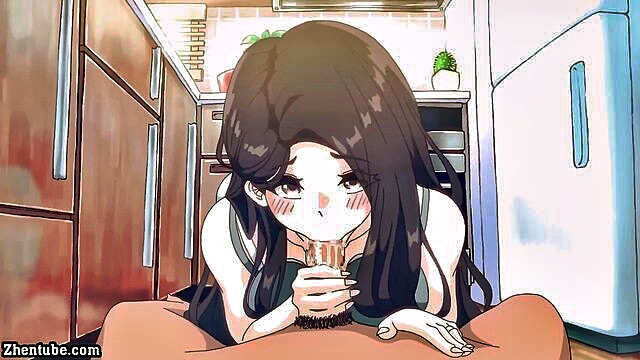 japanese, hentai, big tits - married woman seduced by neighbor in steamy hentai video