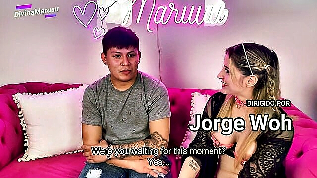 DivinaMaruuu - unseen casting video latina teen gets surprised and analed by fan