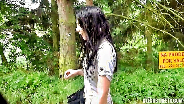 wild czech babe craves rough sex in woods ok xxx : Czech Streets