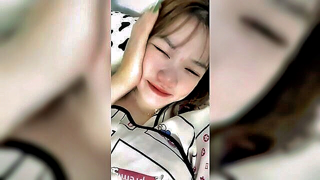 asian, amateur, big tits - thai babe prone masturbation   sensual beauty