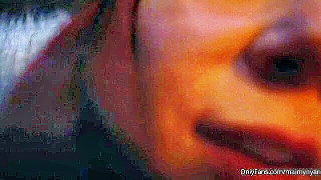 pov, joi, asmr - camping night asmr sensual solo striptease