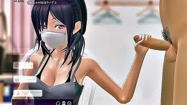 mmd, blowjob, cumshot - mmd 3d gods explosive mitsuki cumshot masterpiece