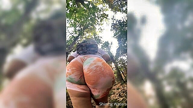 big ass, bbw, bbw ass - shiningwaters captivating ass journey in xxx pron video