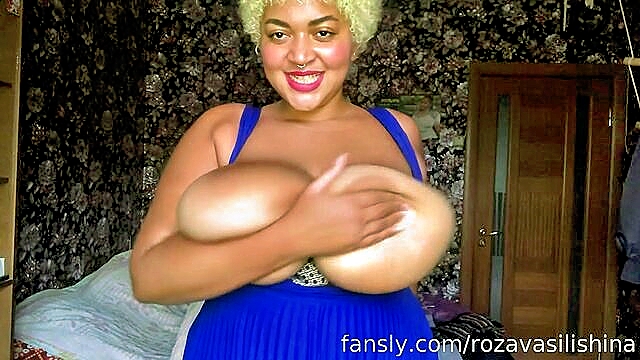 big tits, ebony, big boobs - ebony beauty indulges in tit sucking and self pleasure