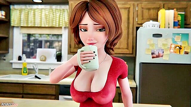 hentai, cumshot, 3d hentai - hentai 3d cass morning routine   anianiboy www xxx com
