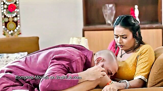 Amateur group sex with busty Indian women and cumshots in a hot Hindi web series.