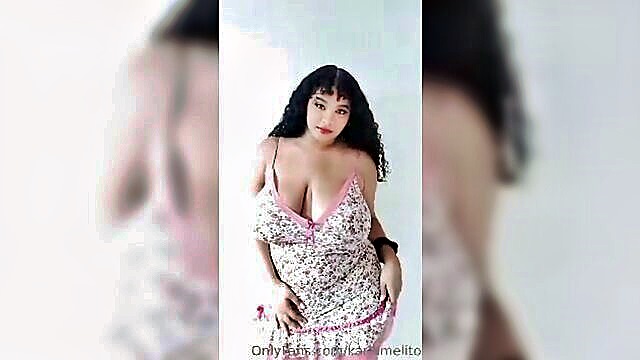 bbw, big tits, latina - sensual latina bombshell karla_ms compilation with hindi subtitles