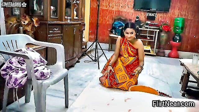 Indian soldier enjoys a heated session with a voluptuous maid in this preview image, promising more steamy videos to come.