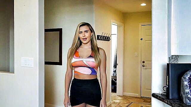 milf, big tits, big ass - stepsons hot stepsis becomes his seductive maid for a wild week