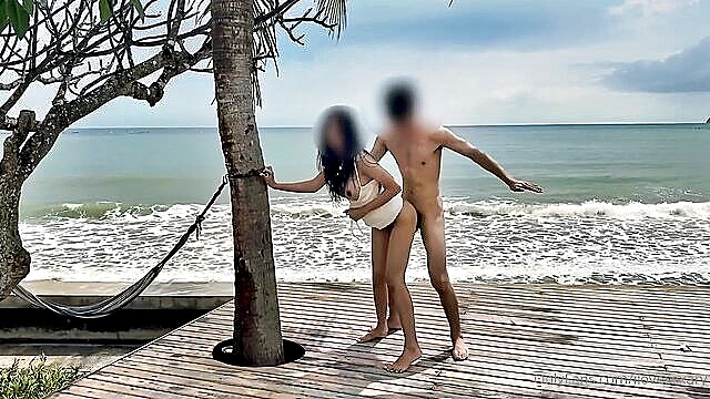 Thai Onlyfans Outdoor Sex Adventure With A Hot Brunette - BFTV XXX