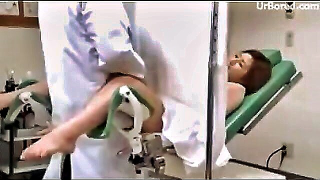 couple, vaginal sex, brunette - horny wife cheats on husband with doctor and worker in hot vaginal sex session