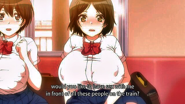 sub english teen girl gets naughty on a train : Bang