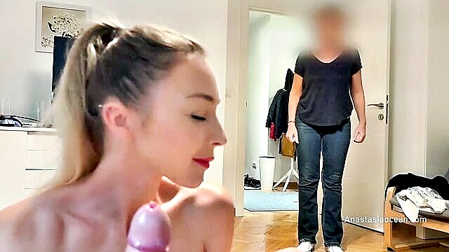 caught by mom full hd japanese blowjob and cumming video : We