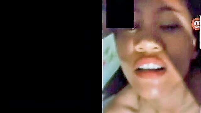 asian, filipina, amateur - filipina teachers steamy virtual classroom encounter with student