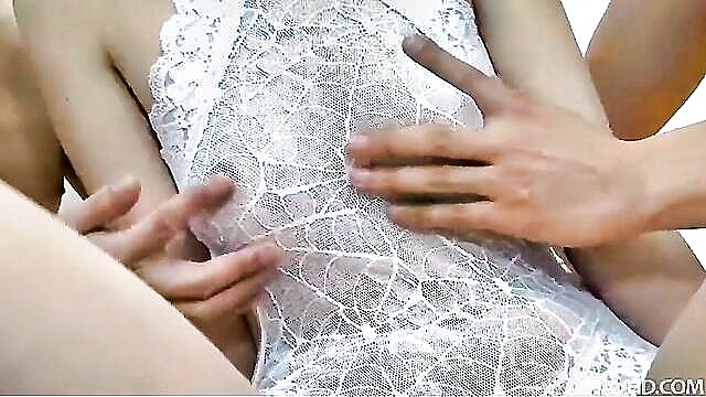 Mari Sasaki - mari sasakis sensual backdoor experience in white lace
