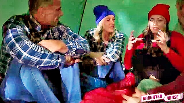 Marilyn Johnson, JC Wilds, Mike Mancini, Dorian Del Isla - stepdad joins teens in heated tent encounter