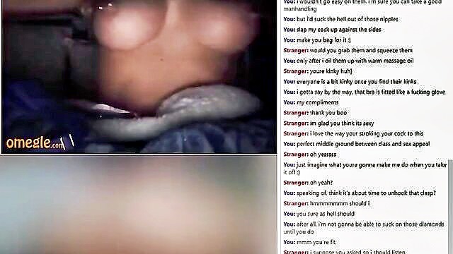 fit slut with pierced nipples moans and cumms on camera : Cums