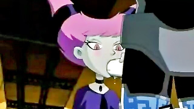 anime, cartoon, hentai - jinxed teen titans hentai parody on xxx com