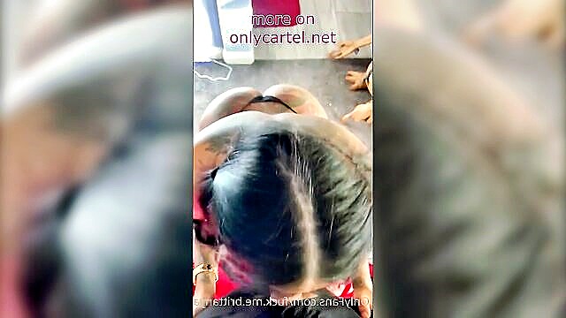 big ass, onlyfans, big tits - brittanya razavis sloppy head and big dick action in leaked video
