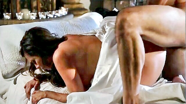 busty brunette gets naughty with a hot stud ignoring her husband : Ts