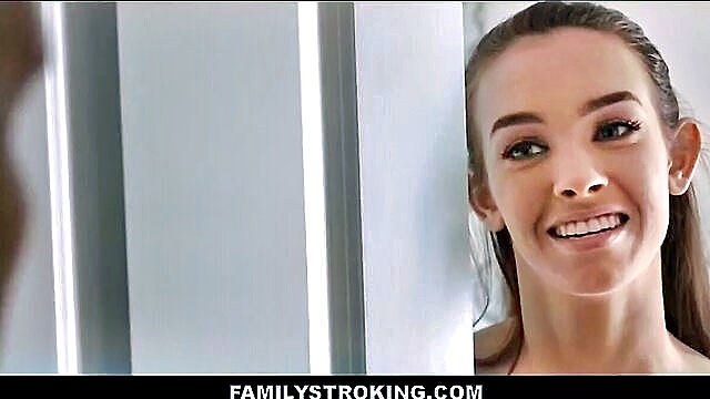 Charity Crawford - charity crawfords stepbrother wakes up to a surprise in this pov video