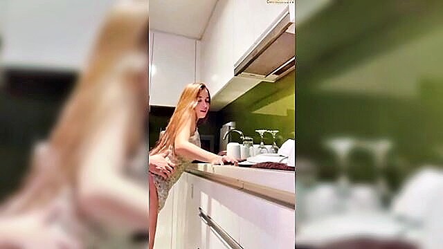 Pandora - pandora kaakis steamy kitchen encounter with amateur lover