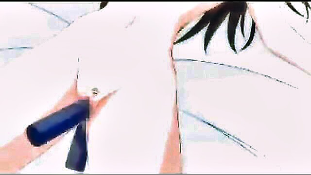 anime, animation, cartoon - cartoon babe tied and double penetrated
